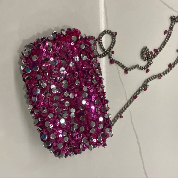 Sequin crossbody bag NWOT - Picture 7 of 10